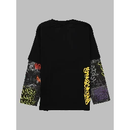sprayground tag double
over t-shirt blk