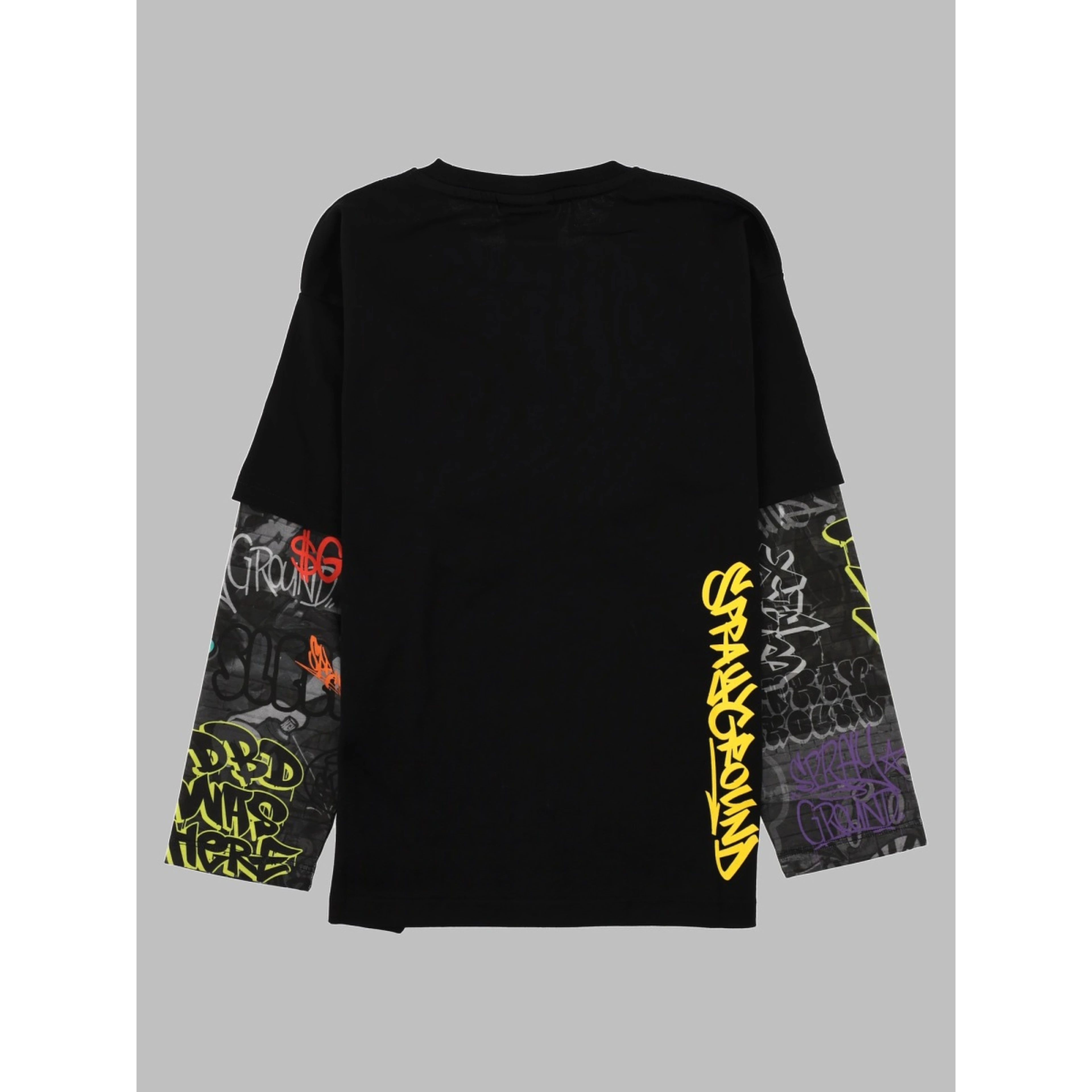 sprayground tag double
over t-shirt blk