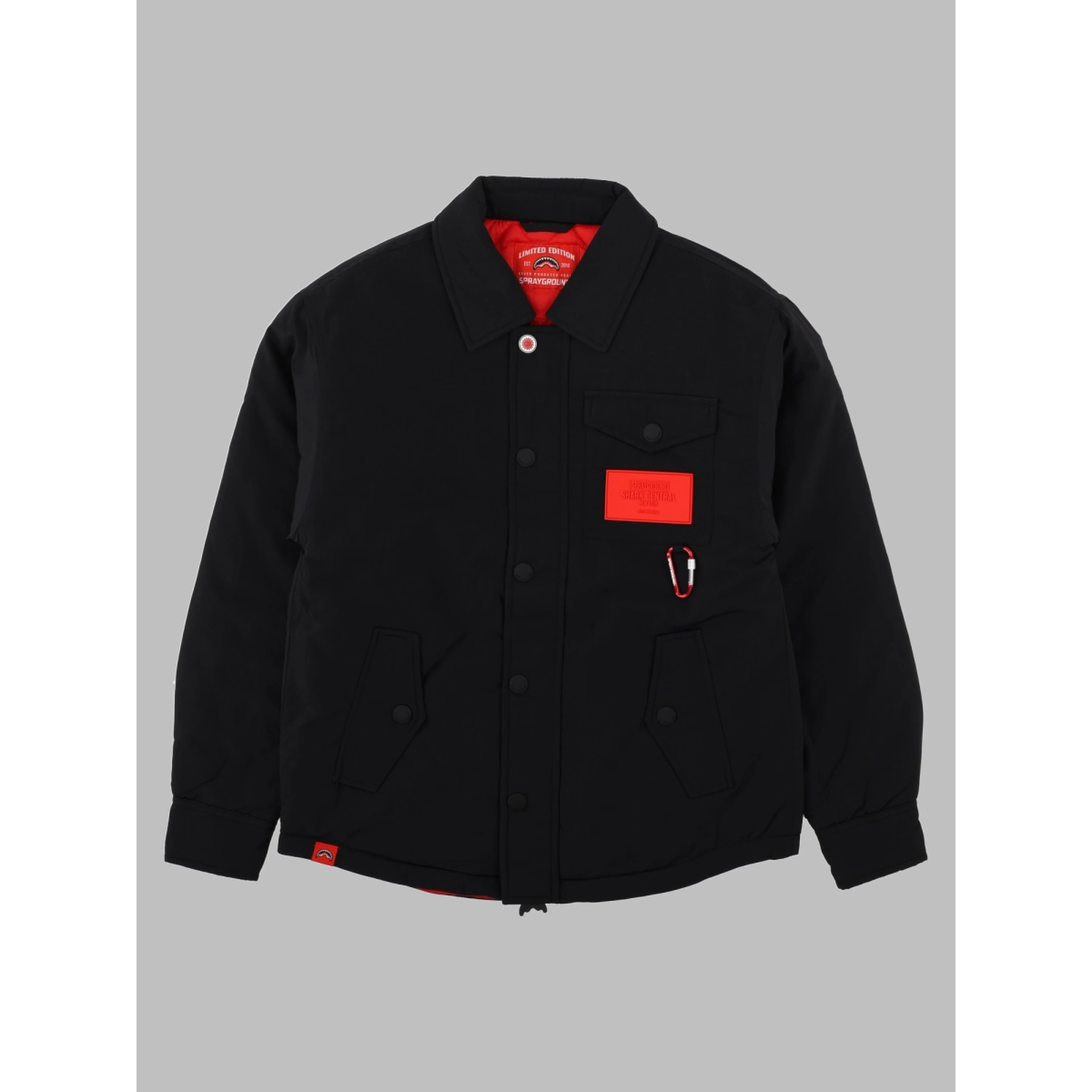 gorpecore padded nylon
shirt blk