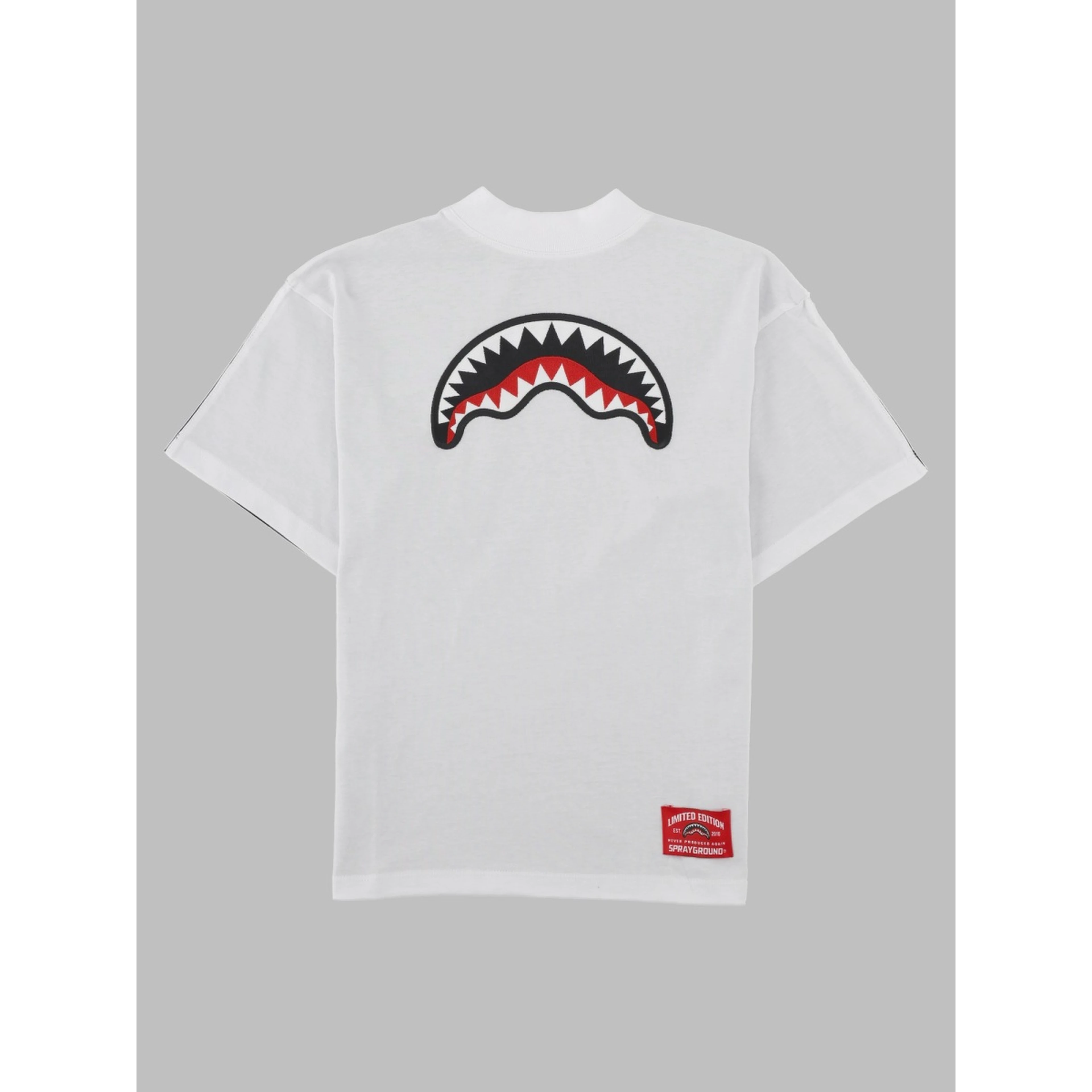 turn around over t-shirt
white
