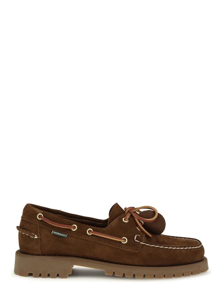 Brown Suede Leather Slip-On Loafers