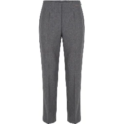 Grey Viscose Women Pant