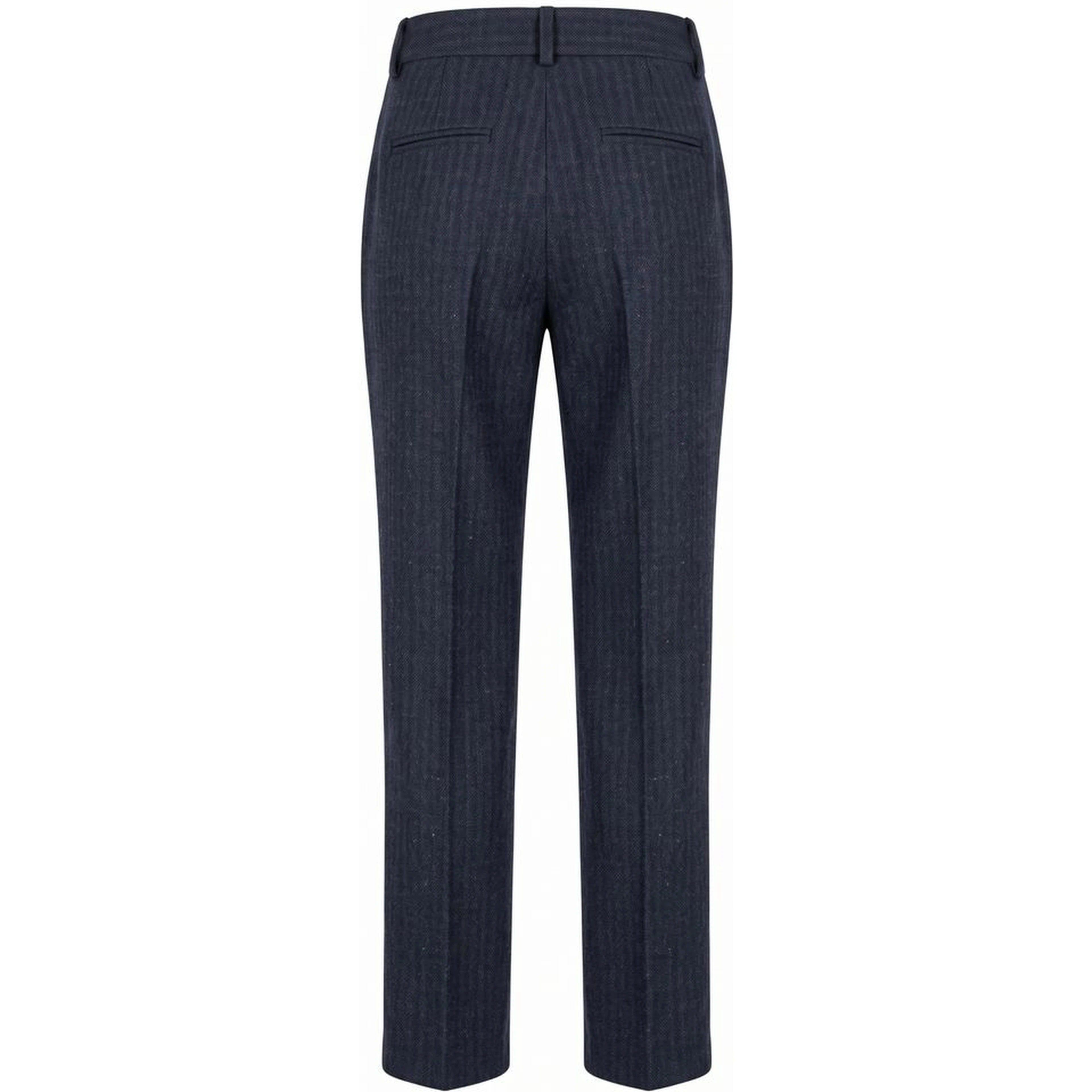 Blue Cotton Womens Pant
