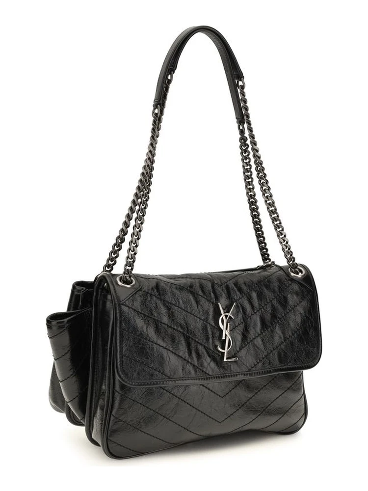 Black Calf Leather Bos Taurus Shoulder Bag alternative