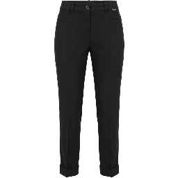 Black Viscose Women Pant