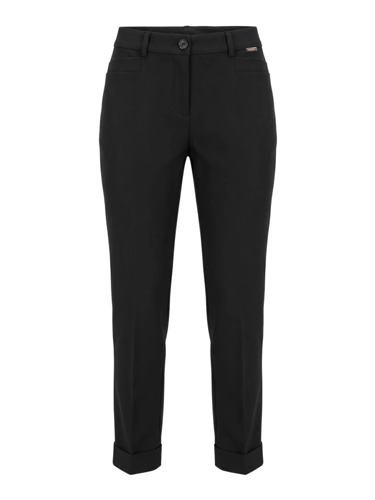 Black Viscose Women Pant