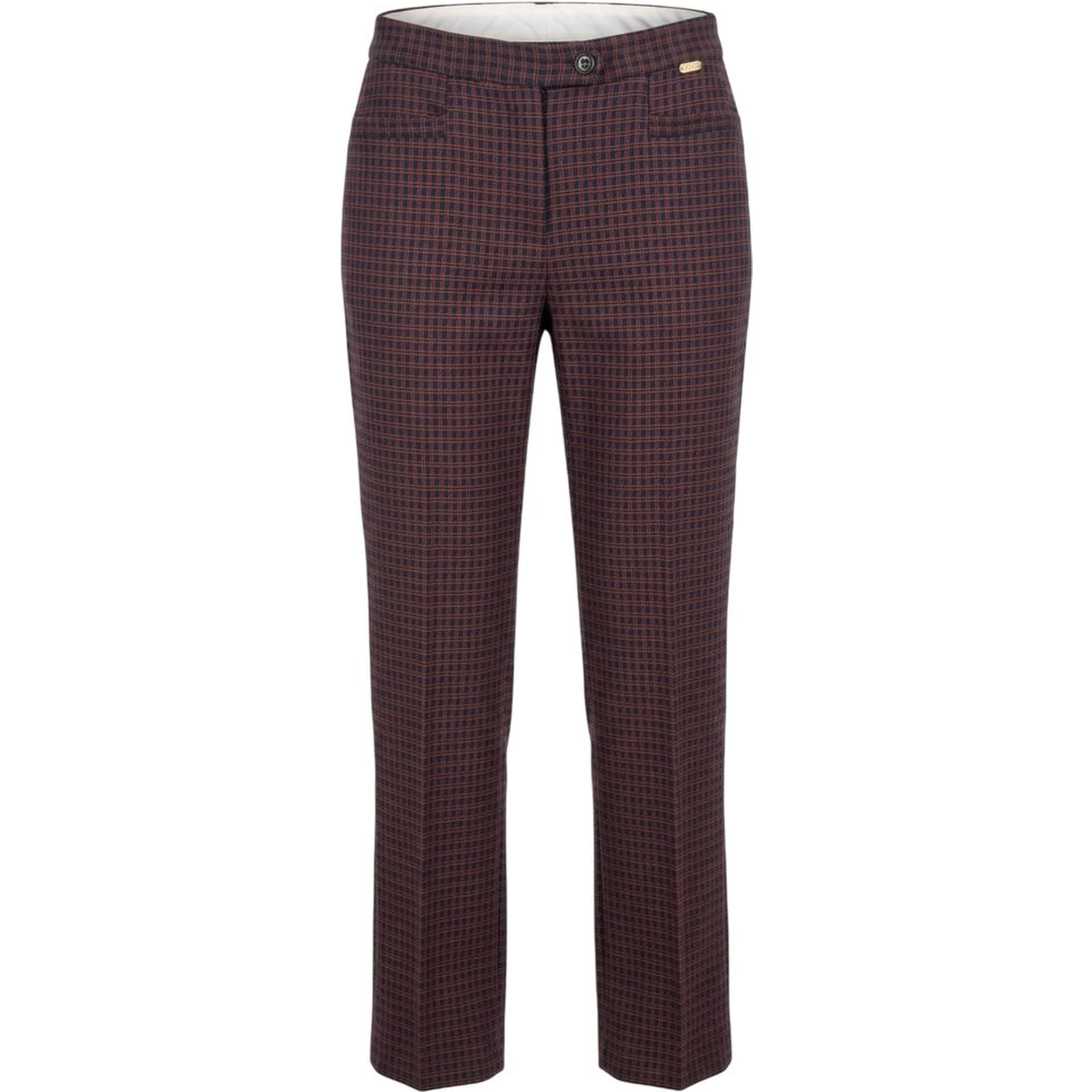 Red Polyester Women Pant