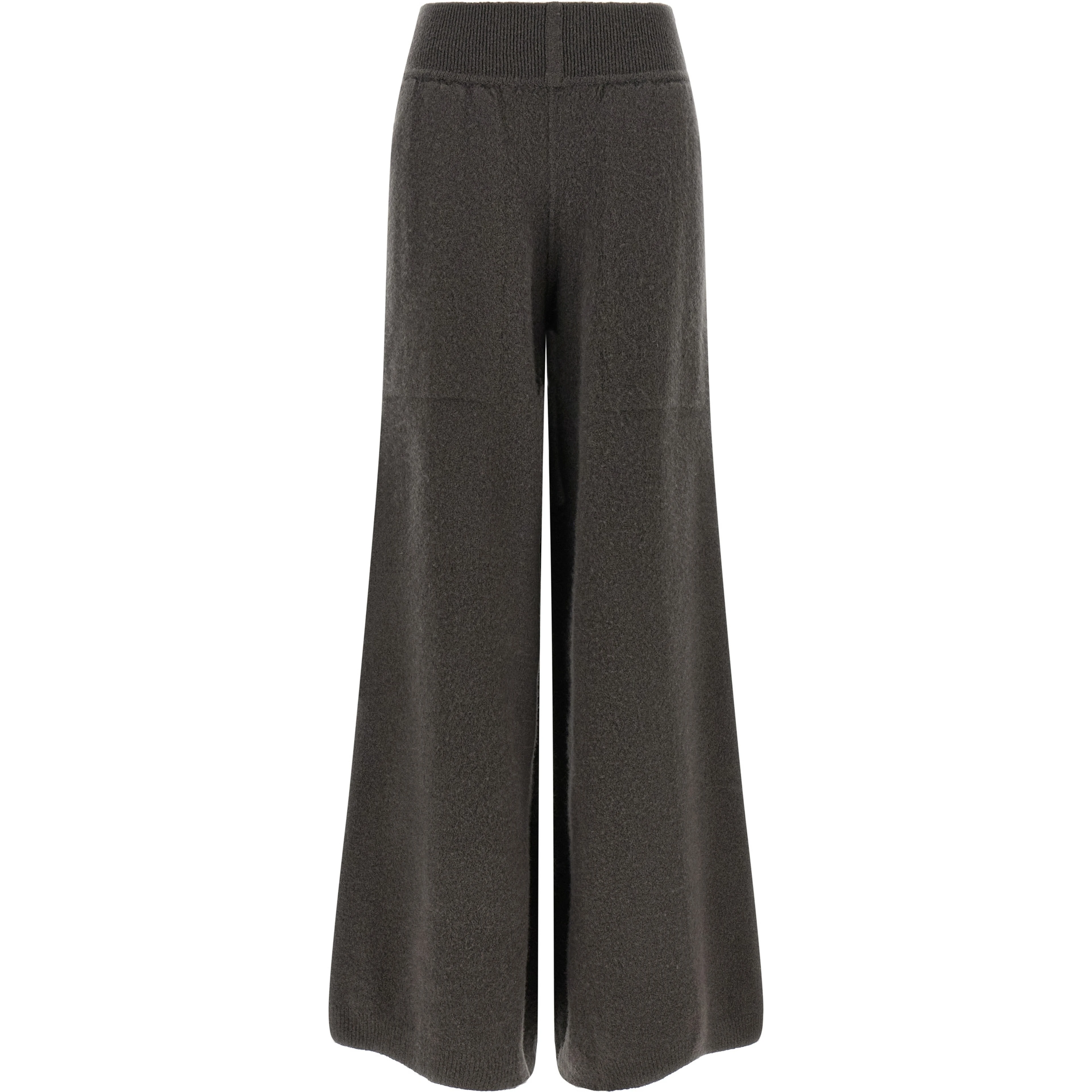 Gray Cashmere Casual Pants
