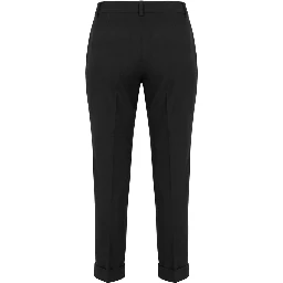 Black Viscose Women Pant