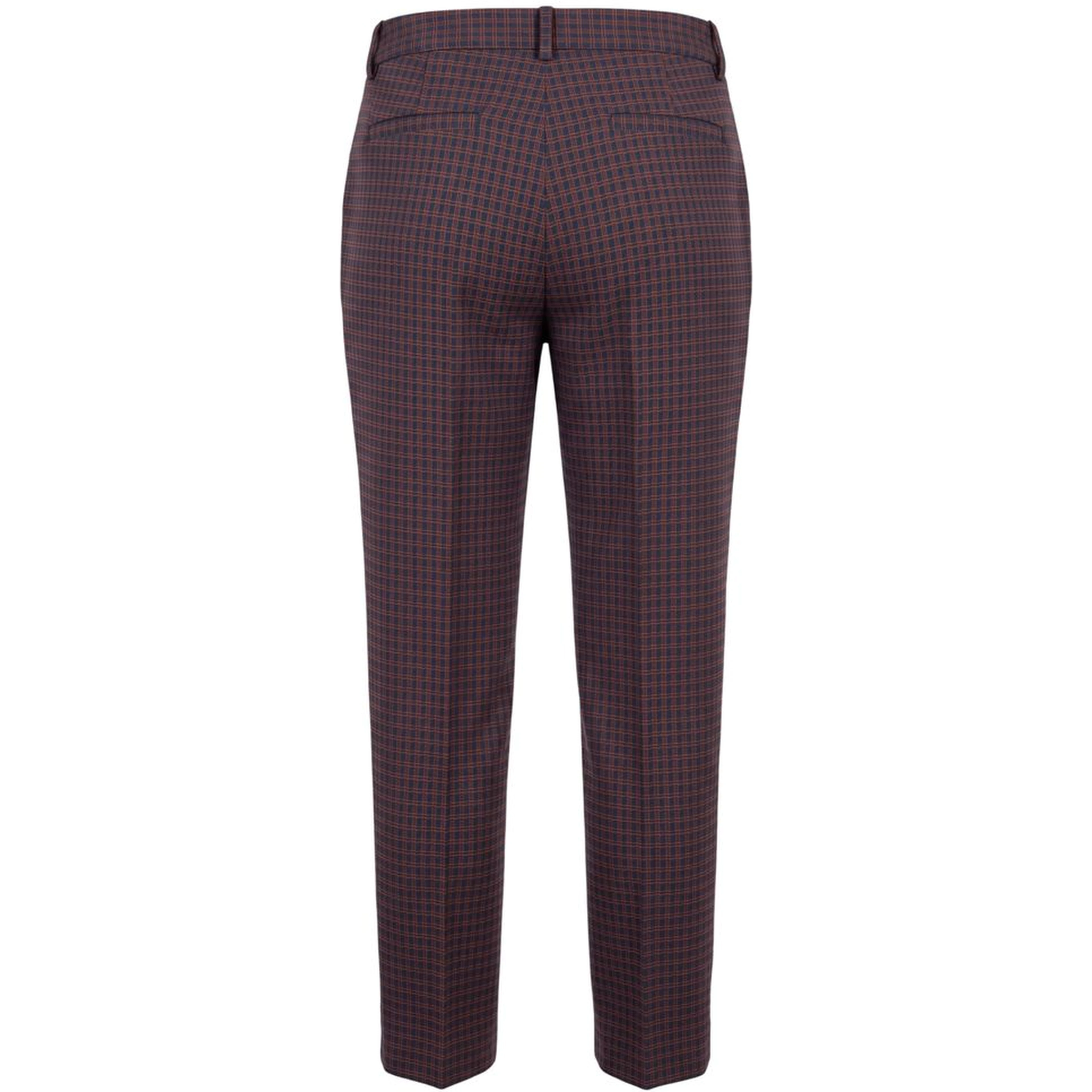 Red Polyester Women Pant