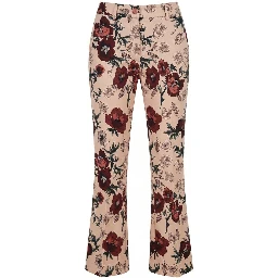 Pink Cotton Women Pants