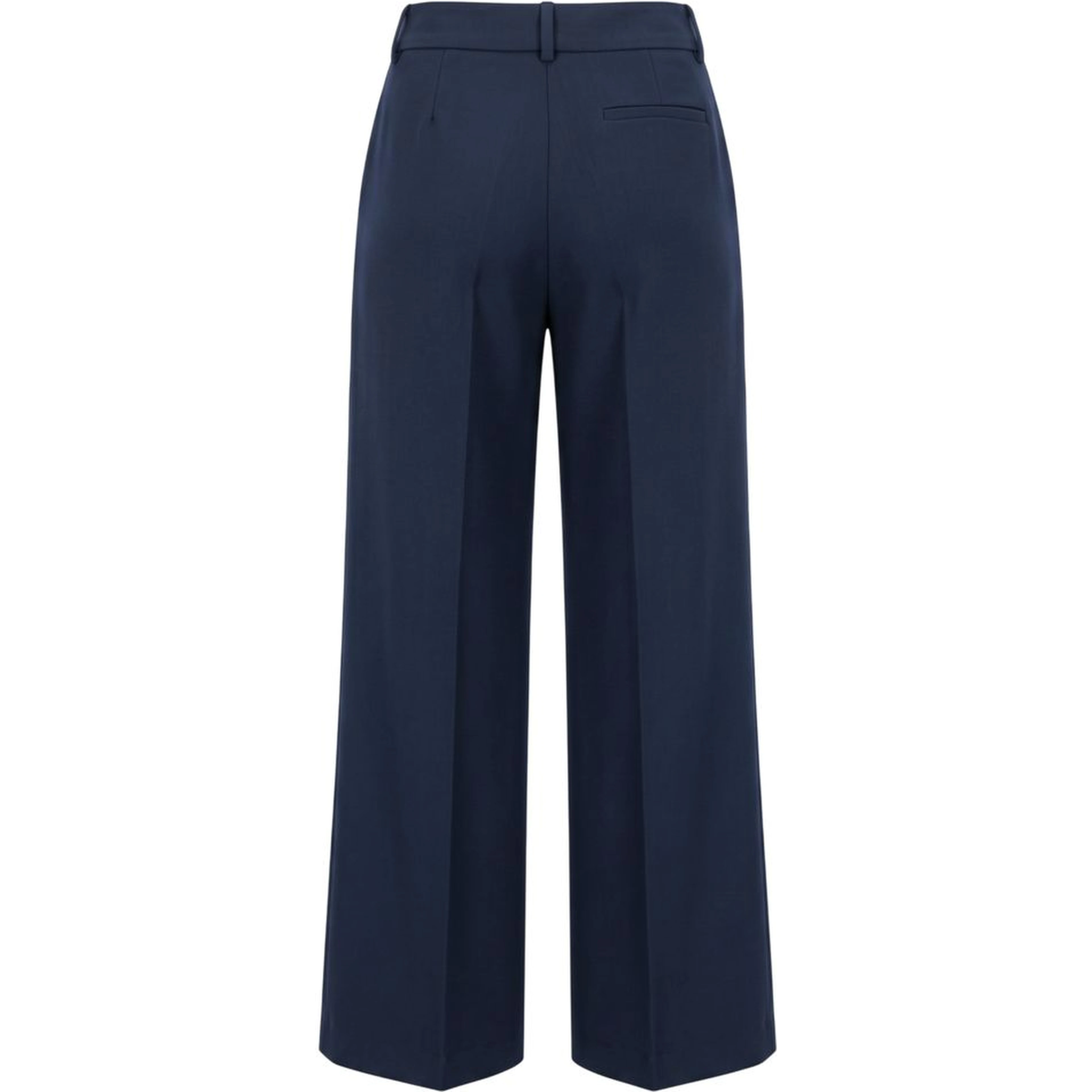 Blue Viscose Women Pants