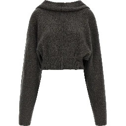 Gray Cashmere Hoodie