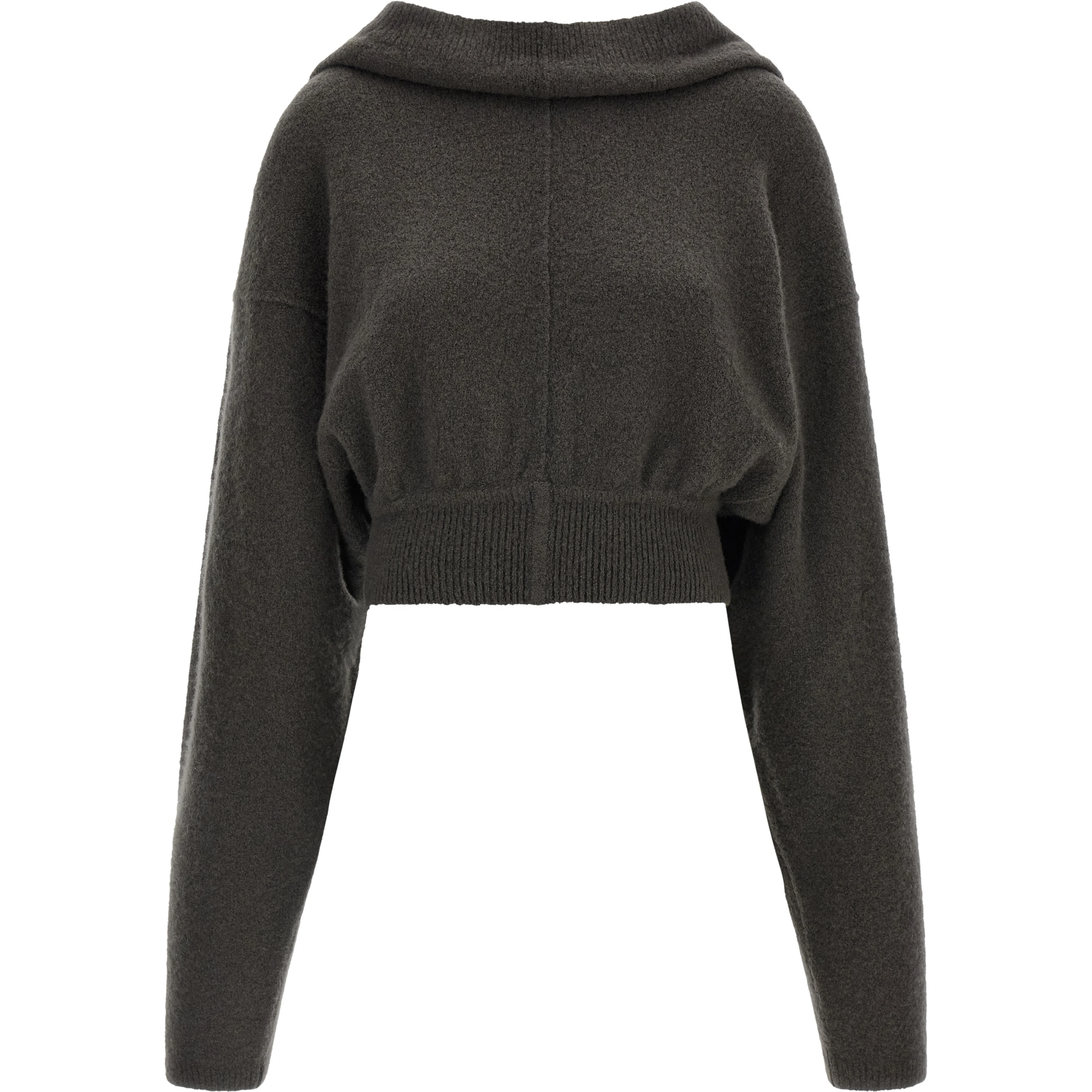 Gray Cashmere Hoodie