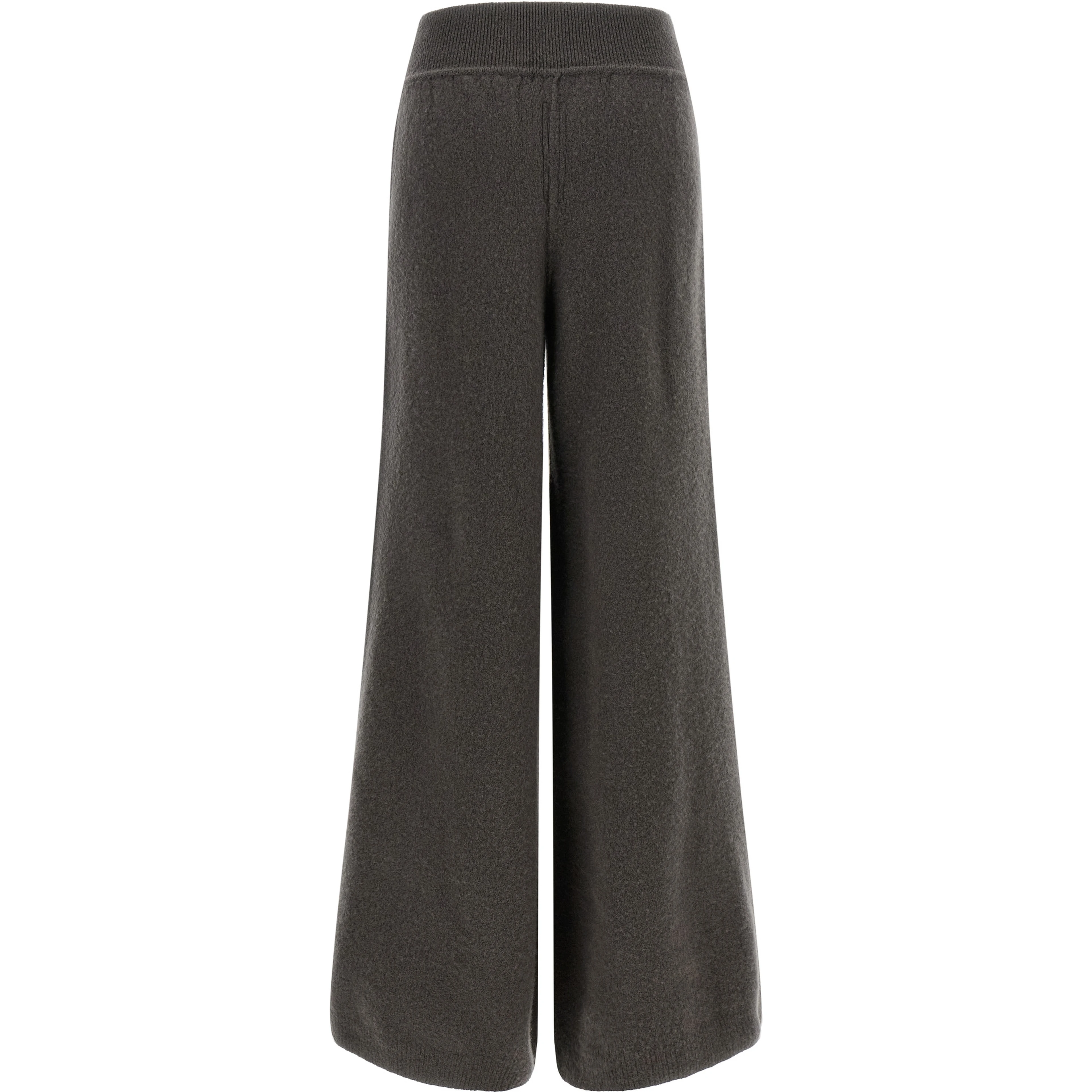 Gray Cashmere Casual Pants