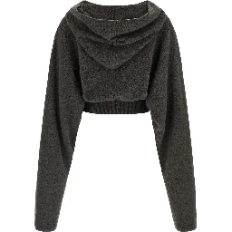 Gray Cashmere Hoodie