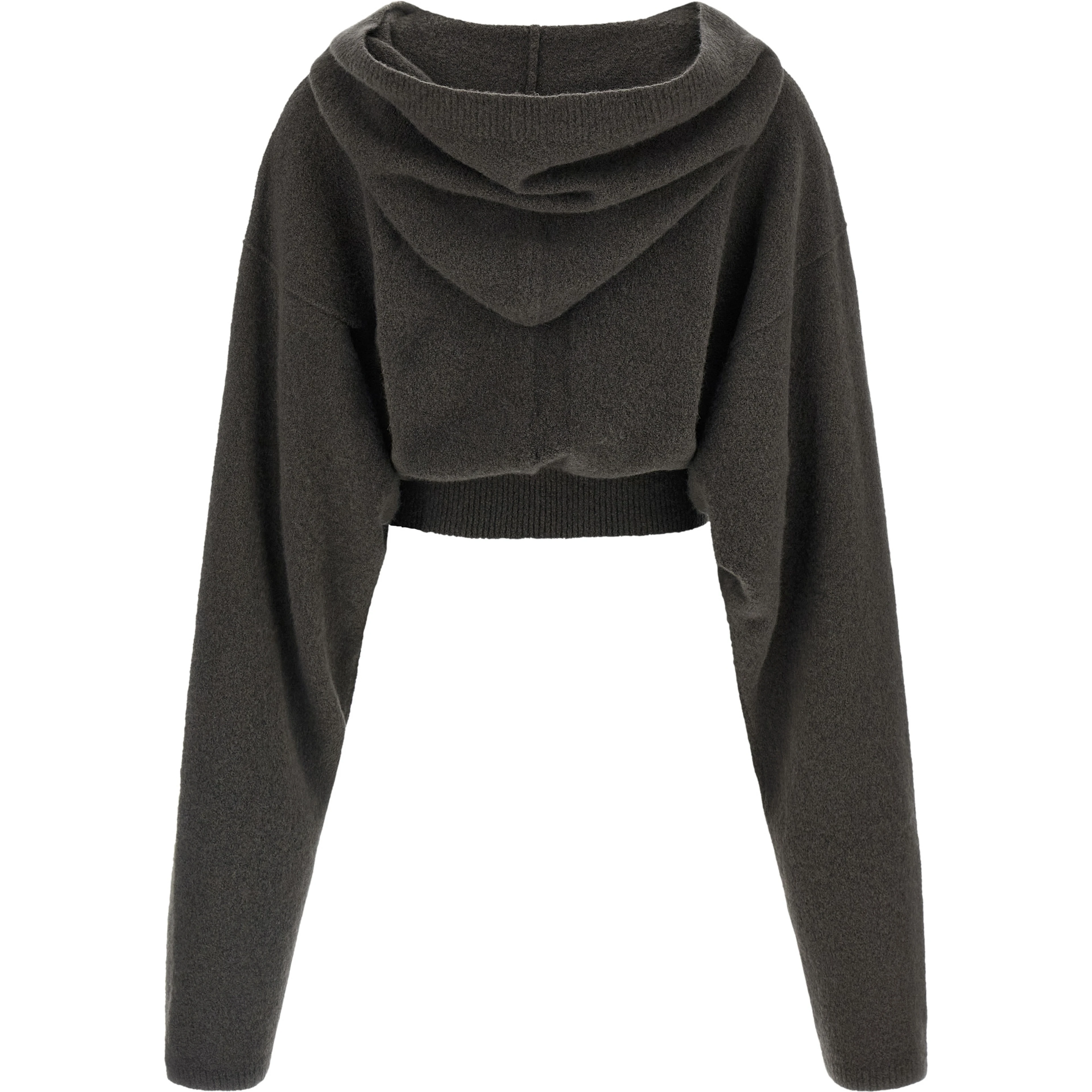 Gray Cashmere Hoodie