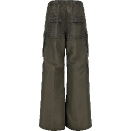 Gray Nylon Cargo Pants