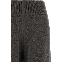 Gray Cashmere Casual Pants