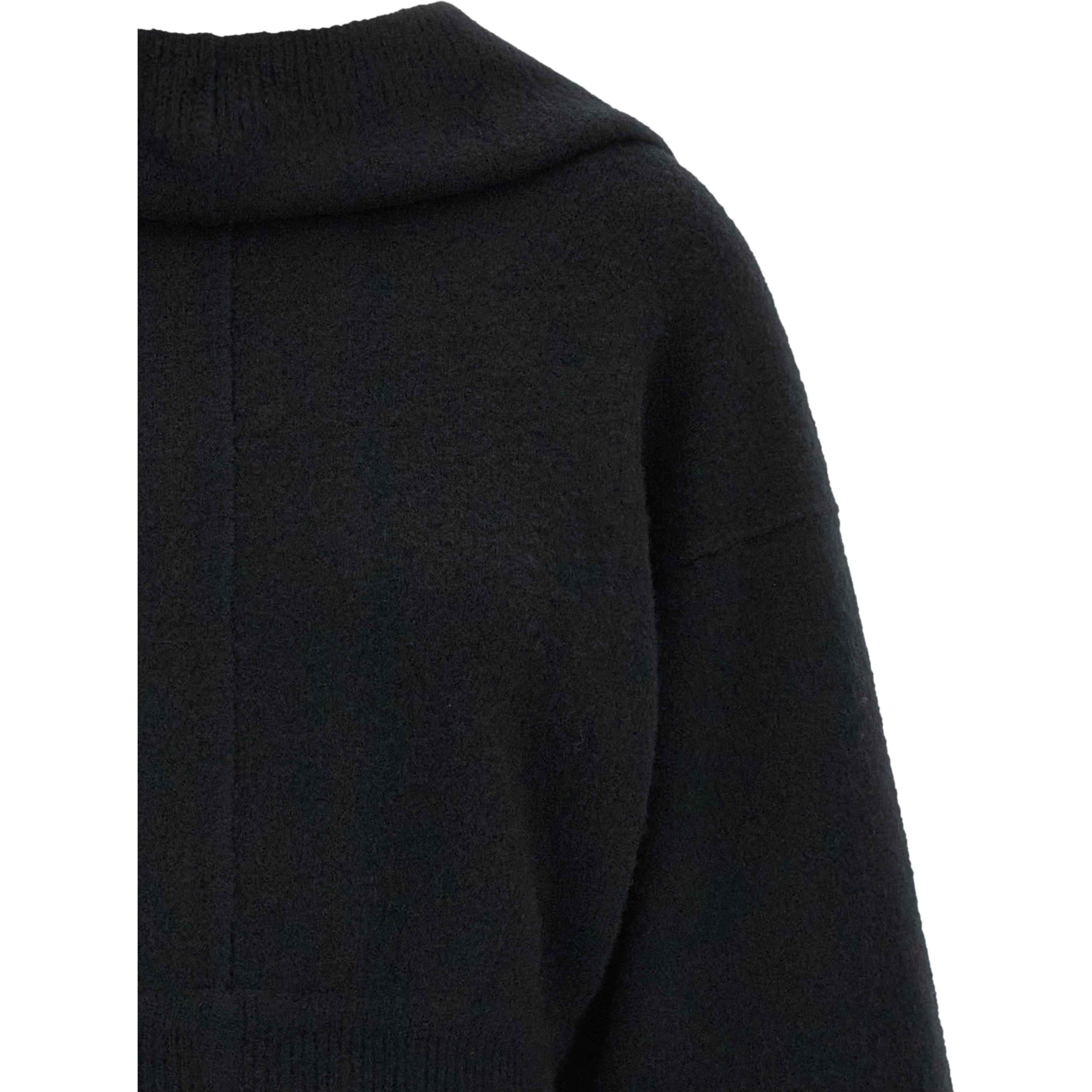 Black Cashmere Sweatshirt
