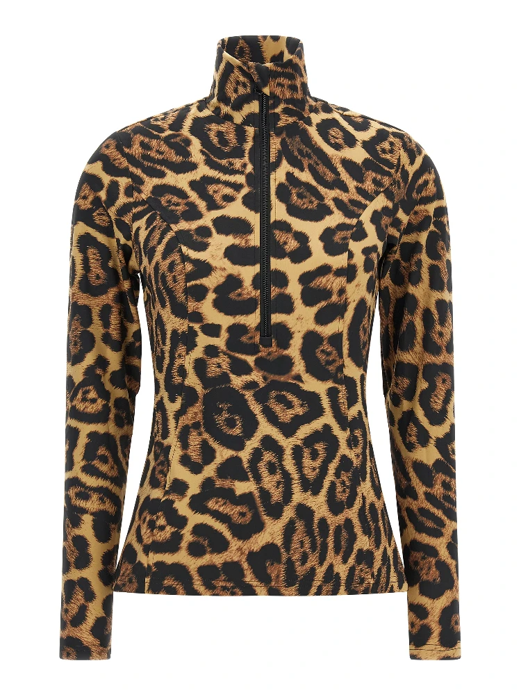 Brown Polyester Cardigan