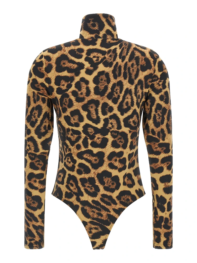 Brown Polyester Bodysuit alternative