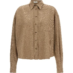Beige Cotton Blouse