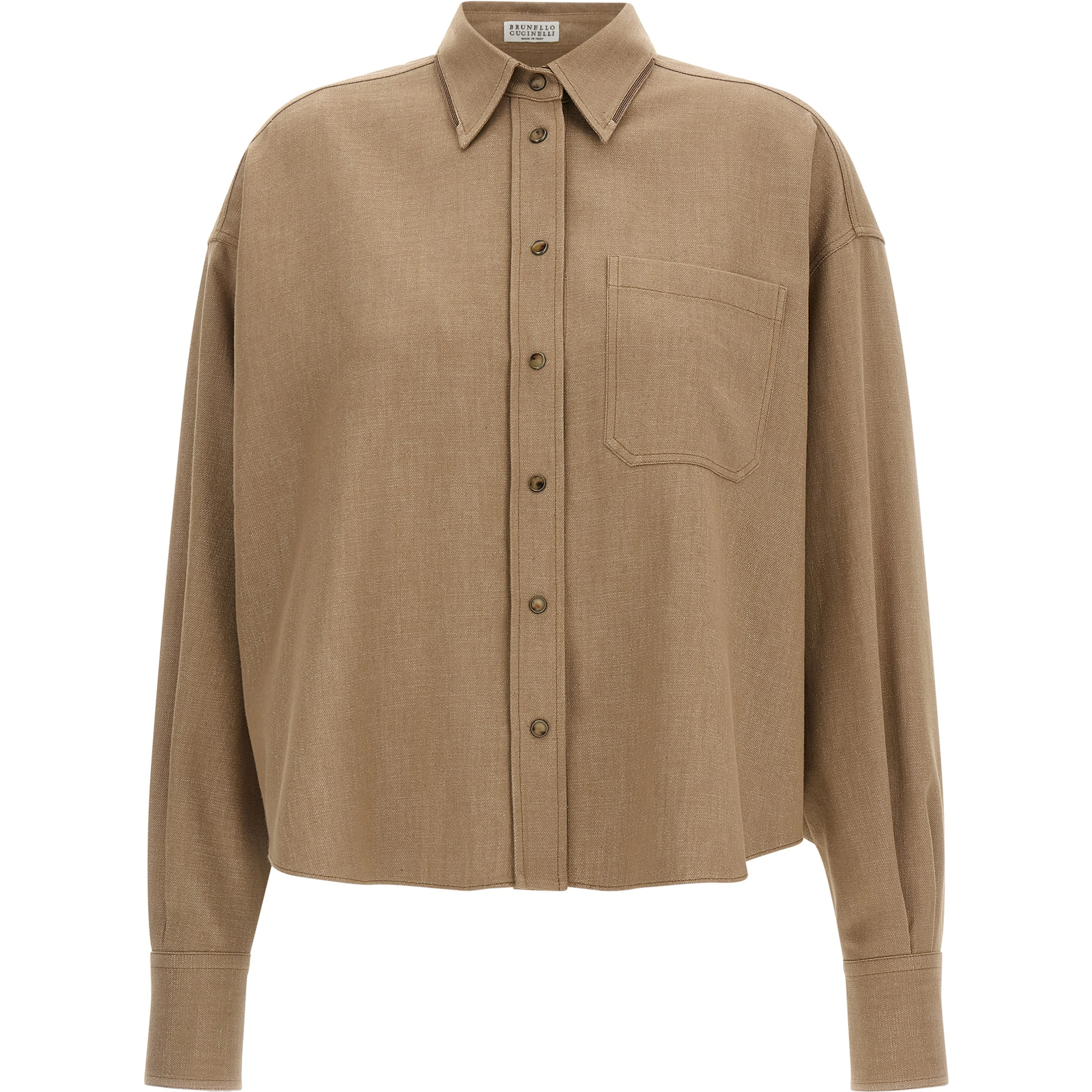 Beige Cotton Blouse