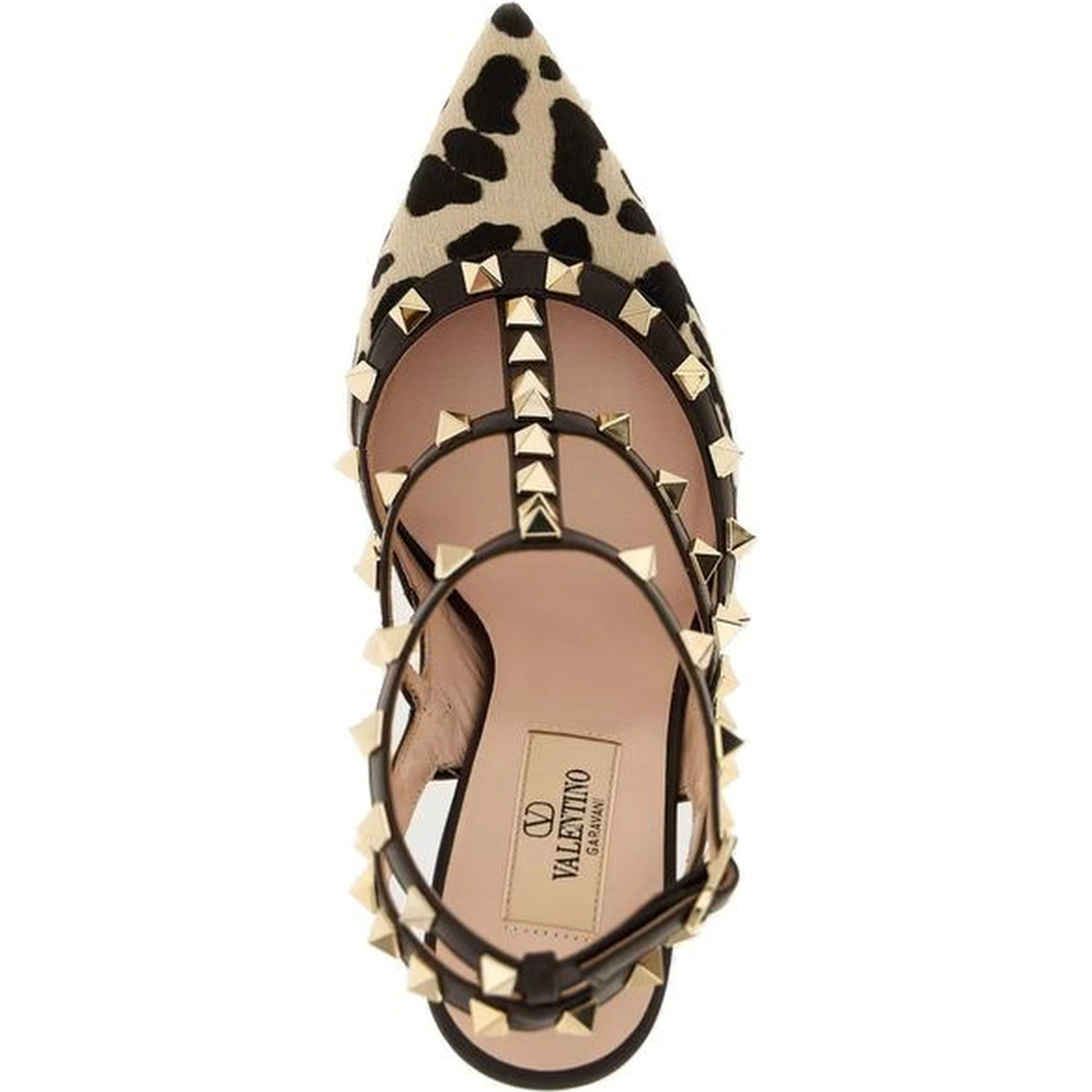 Brown Calfskin High Heel Pumps