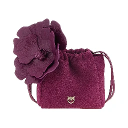 Purple Lambskin Clutch Bag