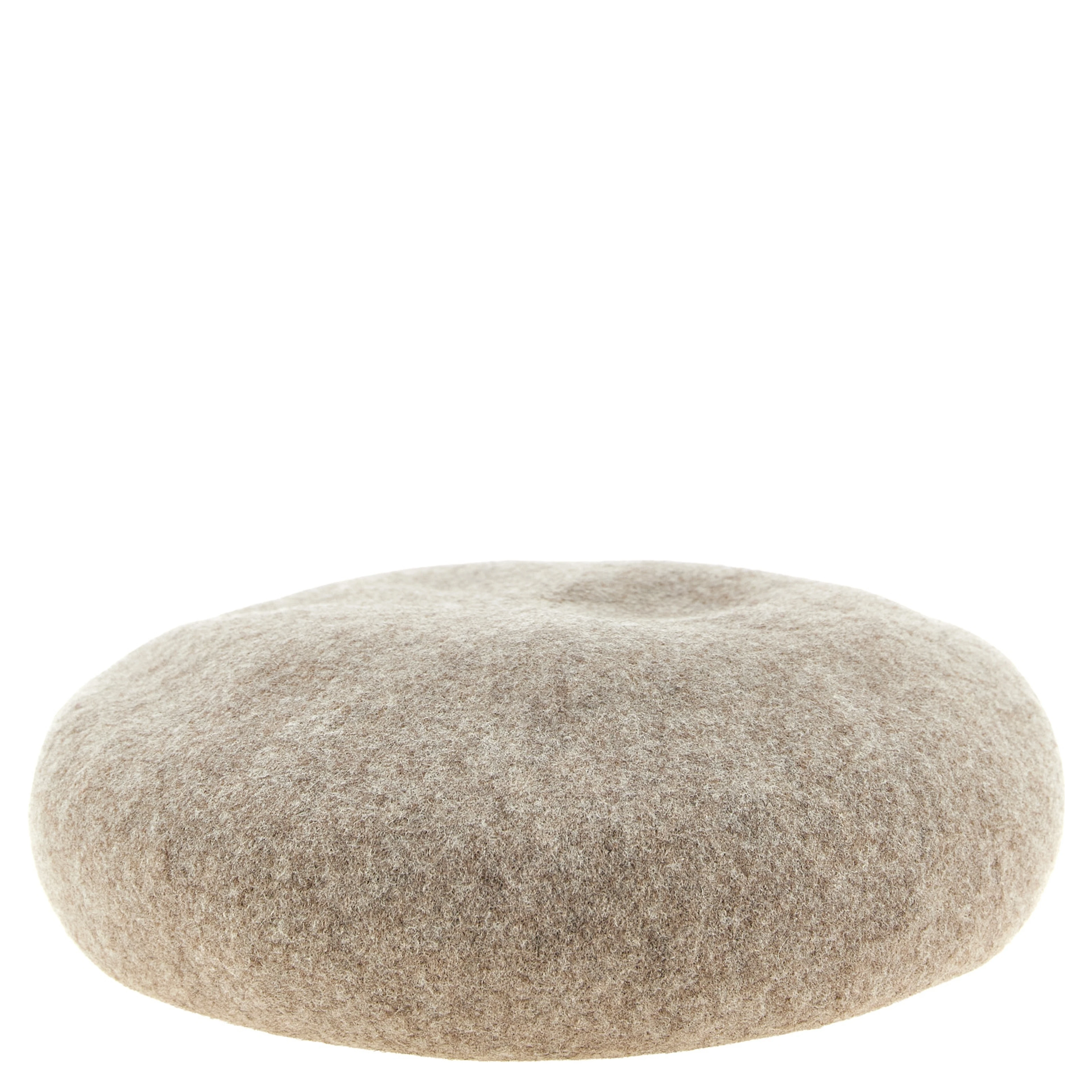 Beige Wool Beanie