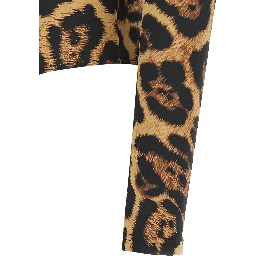 Brown Polyester Bodysuit