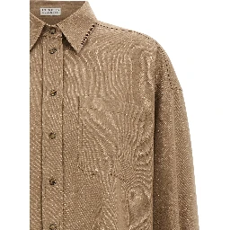 Beige Cotton Blouse