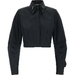 Black Cotton Blouse