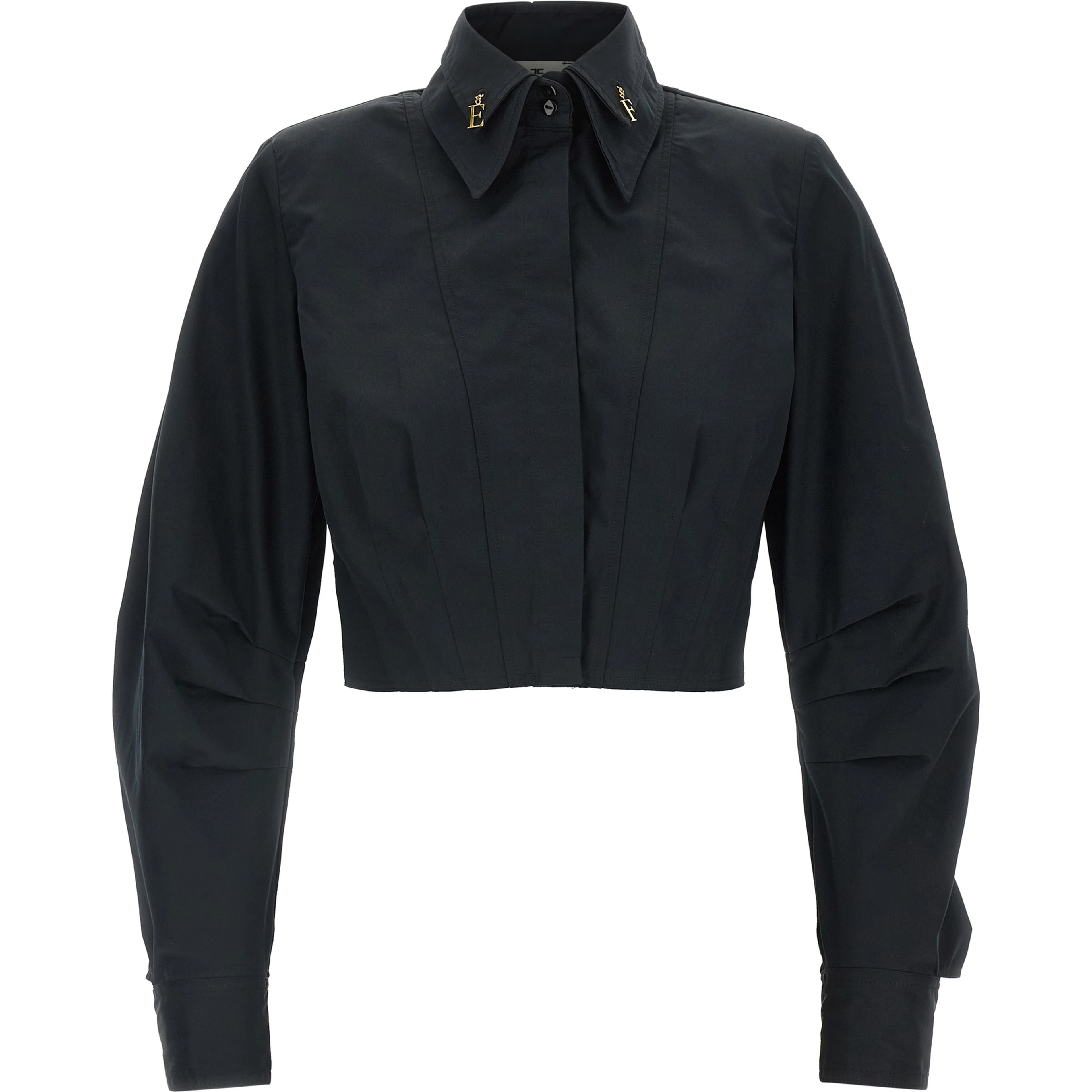 Black Cotton Blouse