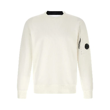 White Cotton Sweatshirt