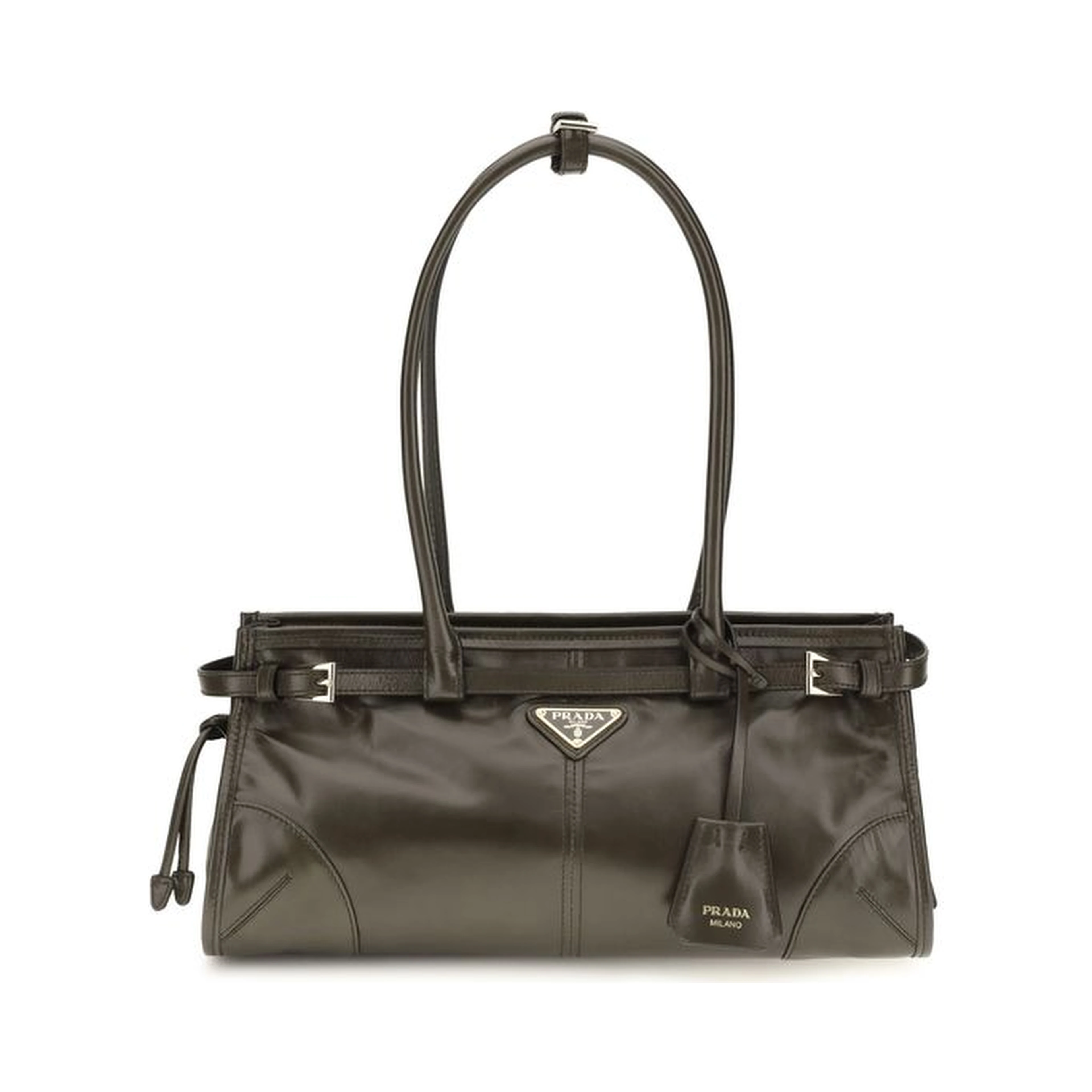 Black Calf Leather Bos Taurus Handbag