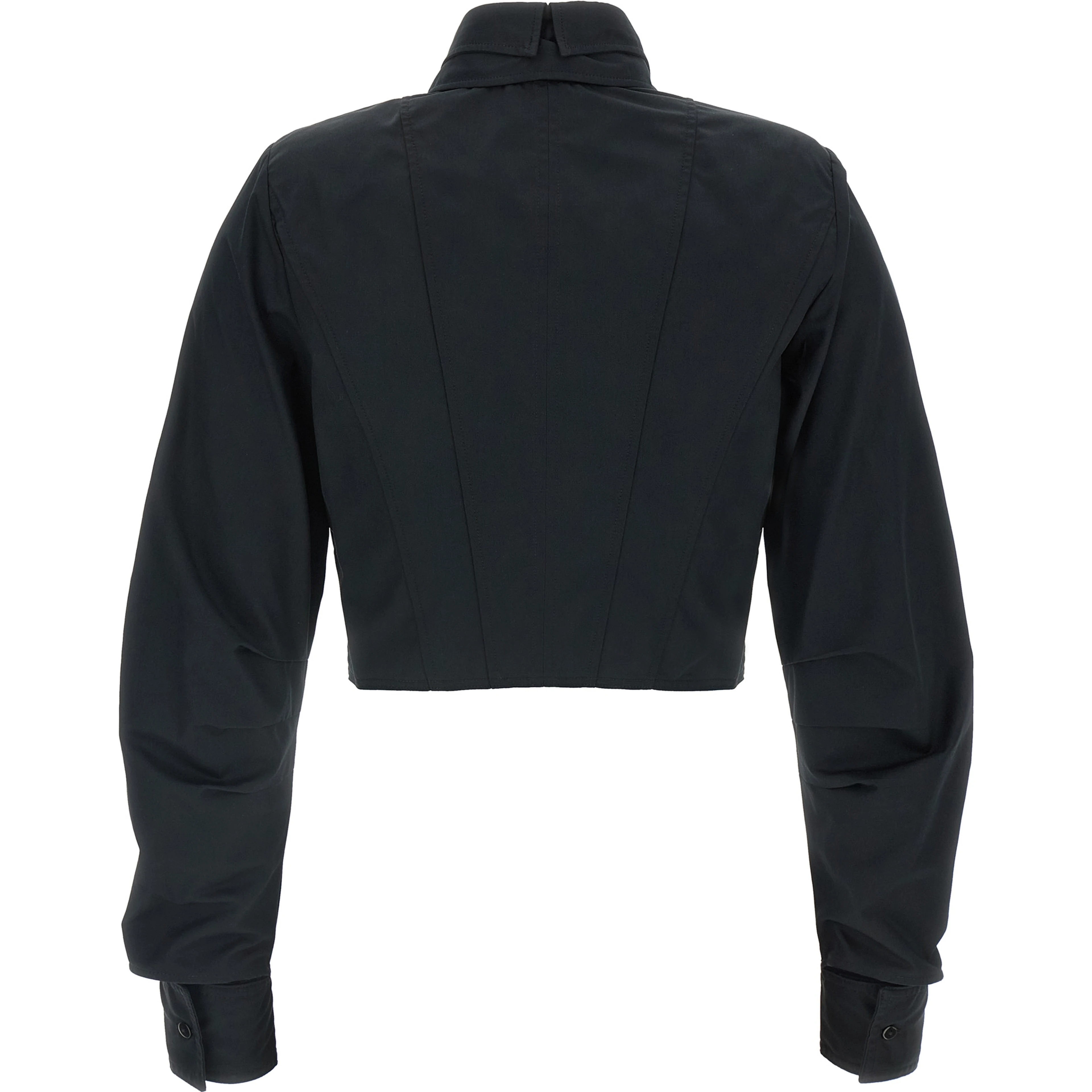 Black Cotton Blouse