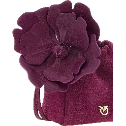 Purple Lambskin Clutch Bag