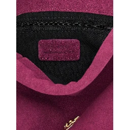 Purple Lambskin Clutch Bag