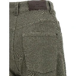 Bicolor Cotton Jeans Denim