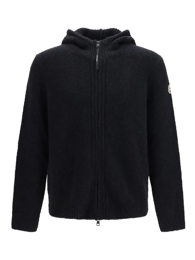 Black Wool Oves Aries Hoodie