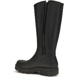 Black Rubber Rain Boots