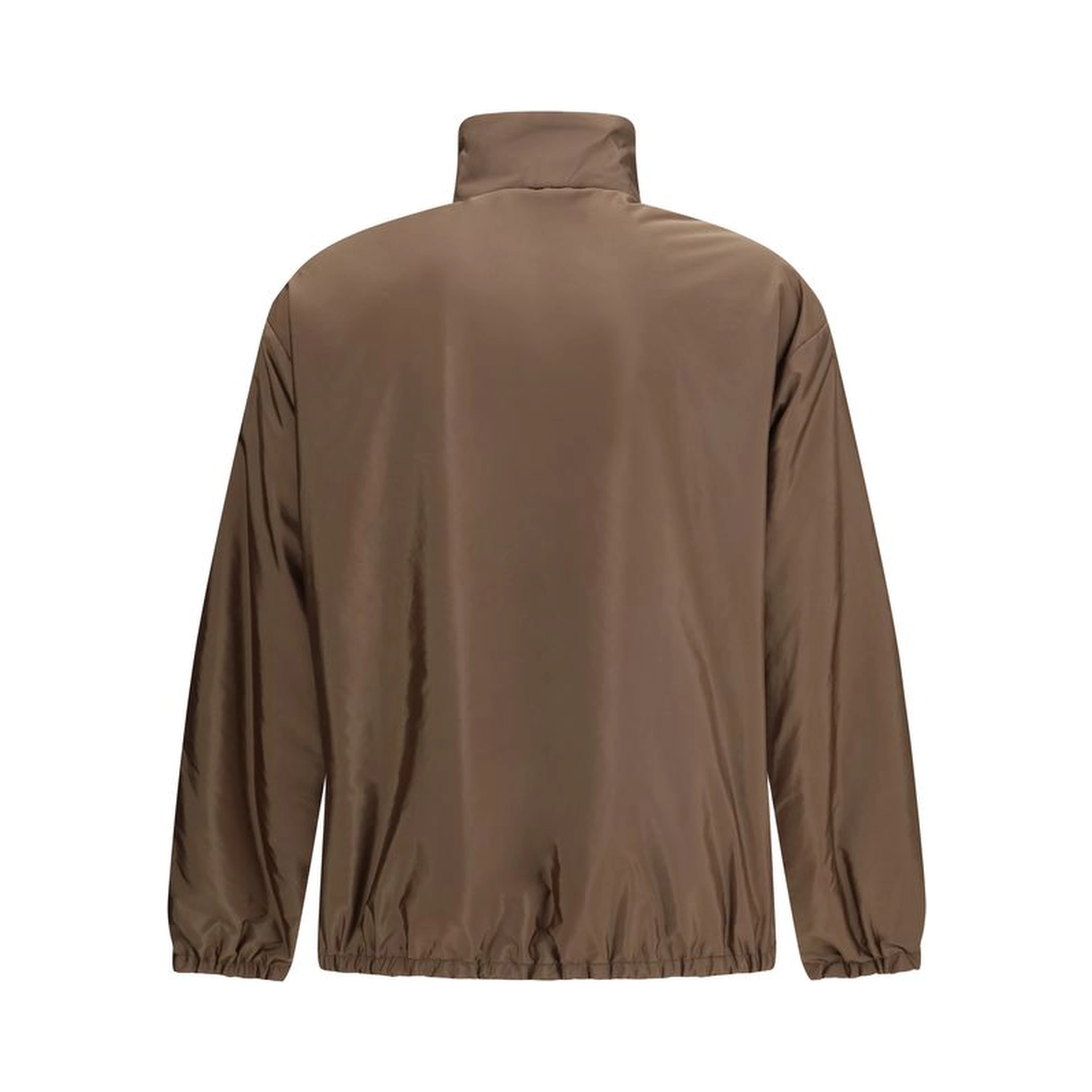 Multicolor Recycled Polyamide Full-Length Jacket