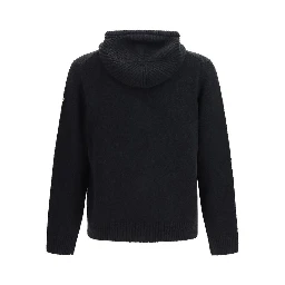 Black Wool Oves Aries Hoodie