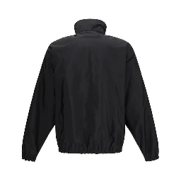 Multicolor Recycled Polyamide Full-Length Jacket