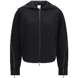 Black Polyester Sweatshirt