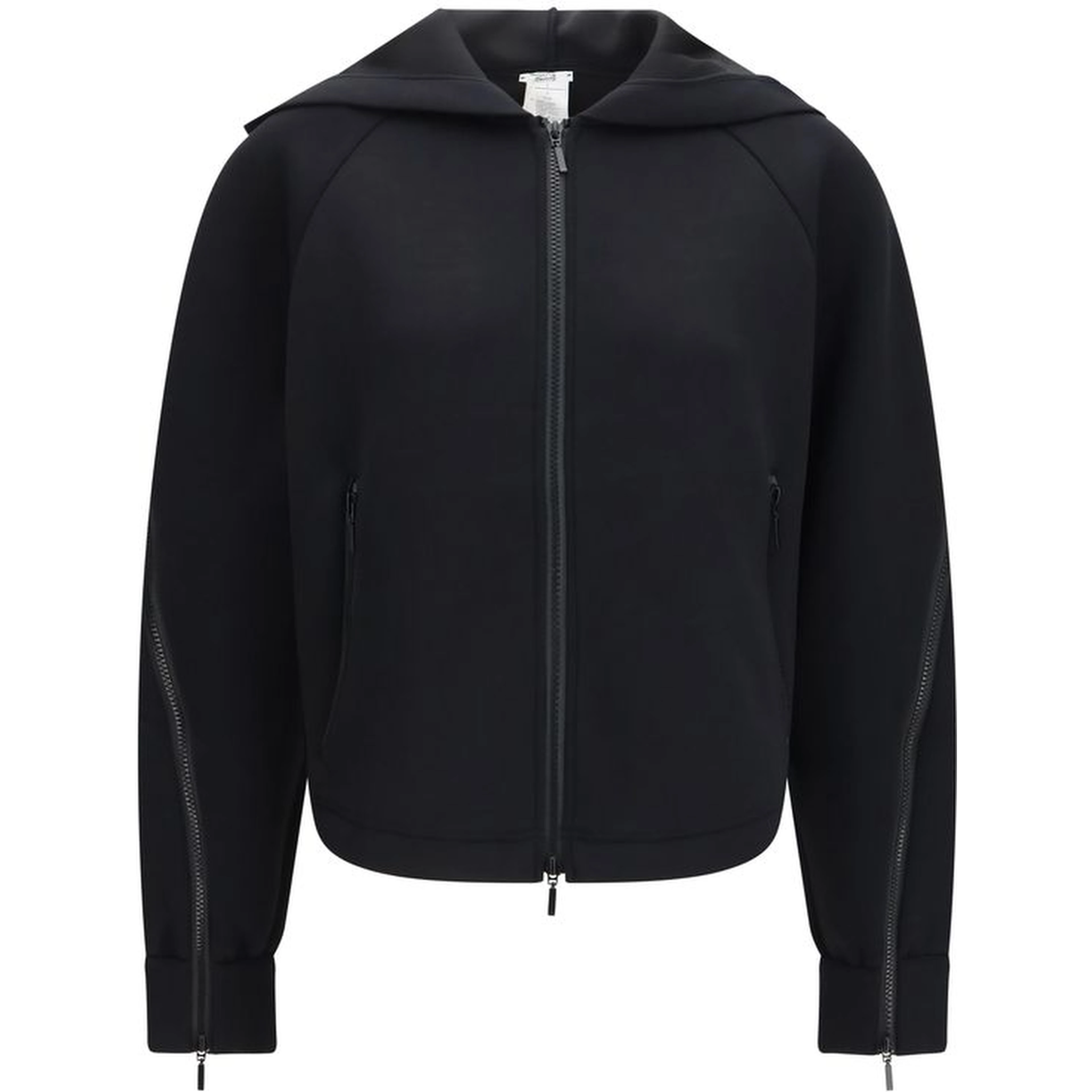 Black Polyester Sweatshirt