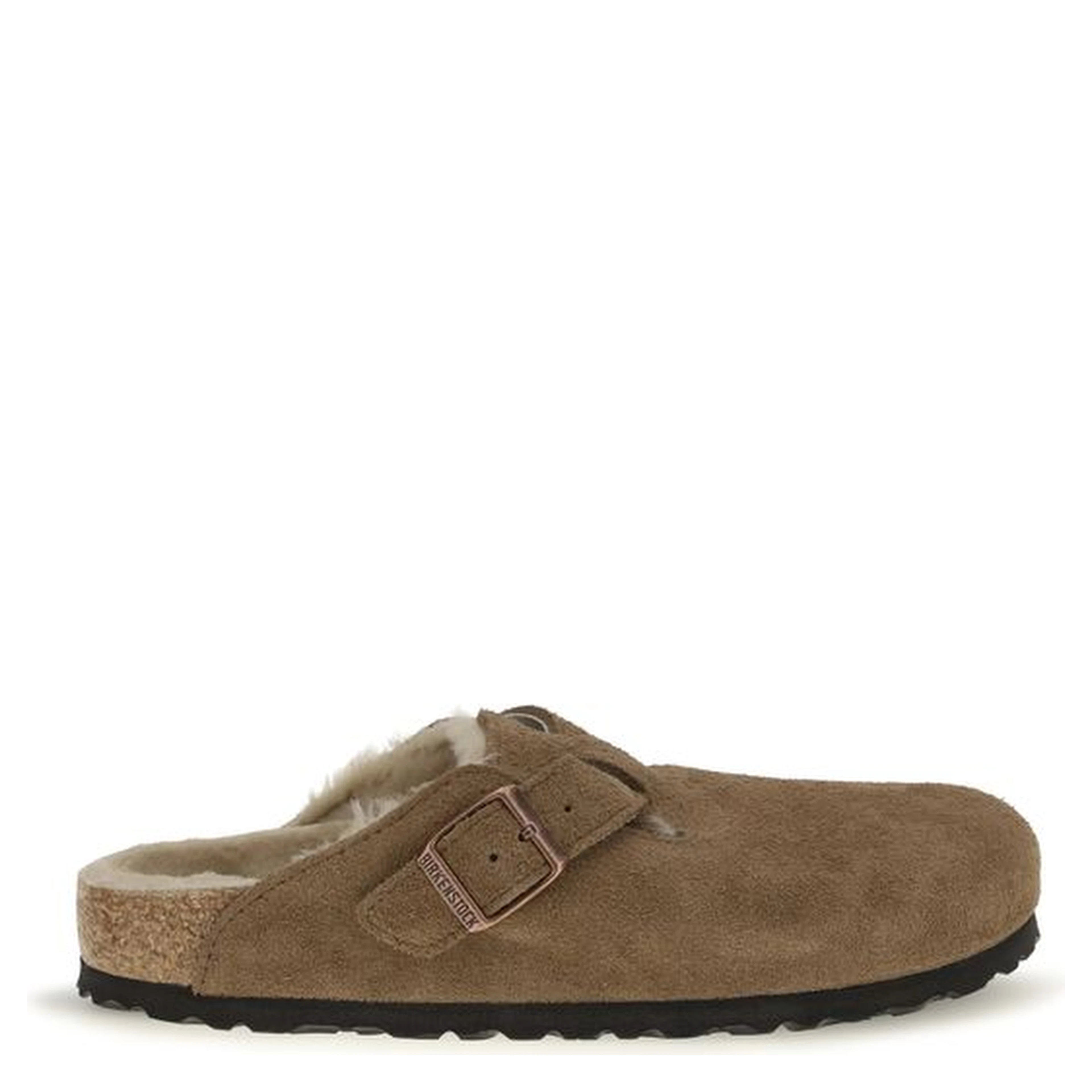 Brown Suede Leather Mules
