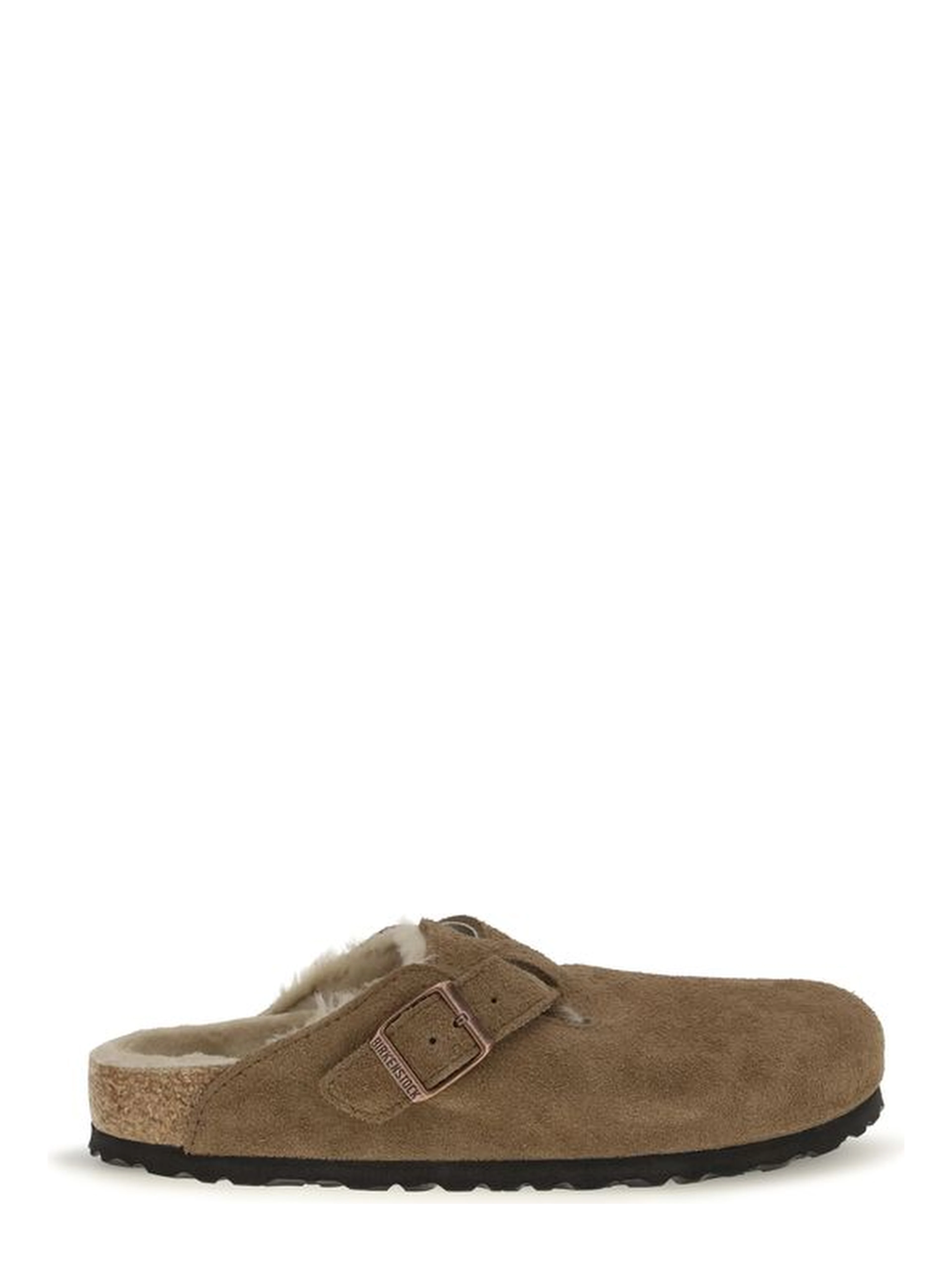 Brown Suede Leather Mules